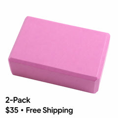 Premium Yoga Blocks – Foam Brick for Pilates, Stretching & Leg Toning