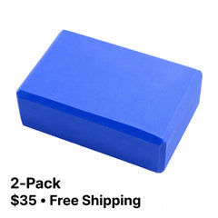 Premium Yoga Blocks – Foam Brick for Pilates, Stretching & Leg Toning