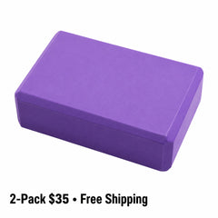 Premium Yoga Blocks – Foam Brick for Pilates, Stretching & Leg Toning