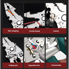 Folding Wire Stripper, Cutter & Crimper Pliers