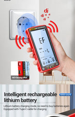 ANENG 681 Rechargeable Digital Multimeter with Non-Contact Voltage Tester