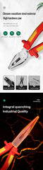 Insulated Electrician Pliers Set – 6-Inch & 8-Inch Multi-Purpose Hand Tools