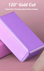 Premium Yoga Blocks – Foam Brick for Pilates, Stretching & Leg Toning