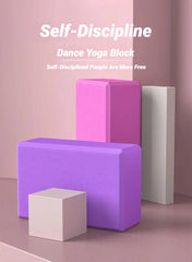 Premium Yoga Blocks – Foam Brick for Pilates, Stretching & Leg Toning