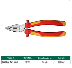 Insulated Electrician Pliers Set – 6-Inch & 8-Inch Multi-Purpose Hand Tools