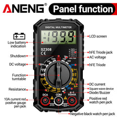 ANENG SZ308 Digital Multimeter for AC/DC Voltage, Current & Resistance