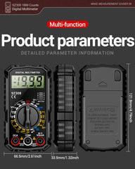 ANENG SZ308 Digital Multimeter for AC/DC Voltage, Current & Resistance