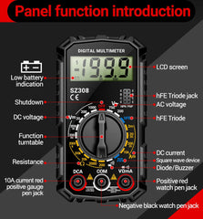 ANENG SZ308 Digital Multimeter for AC/DC Voltage, Current & Resistance