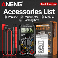ANENG SZ308 Digital Multimeter for AC/DC Voltage, Current & Resistance