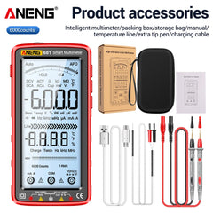 ANENG 681 Rechargeable Digital Multimeter with Non-Contact Voltage Tester