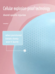 25cm Pilates Ball Explosion proof Yoga Core Ball Indoor Balance Fitness Ball Pilates Yoga Fitness Equipment