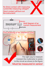 ANENG 681 Rechargeable Digital Multimeter with Non-Contact Voltage Tester