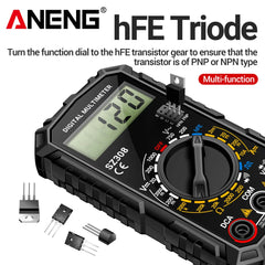 ANENG SZ308 Digital Multimeter for AC/DC Voltage, Current & Resistance