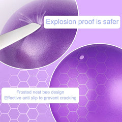 25cm Pilates Ball Explosion proof Yoga Core Ball Indoor Balance Fitness Ball Pilates Yoga Fitness Equipment