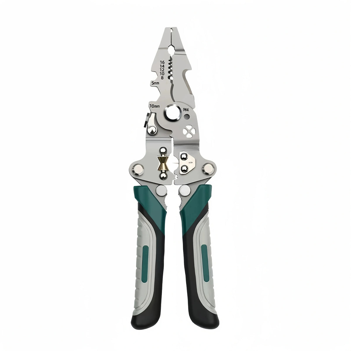 Folding Wire Stripper, Cutter & Crimper Pliers